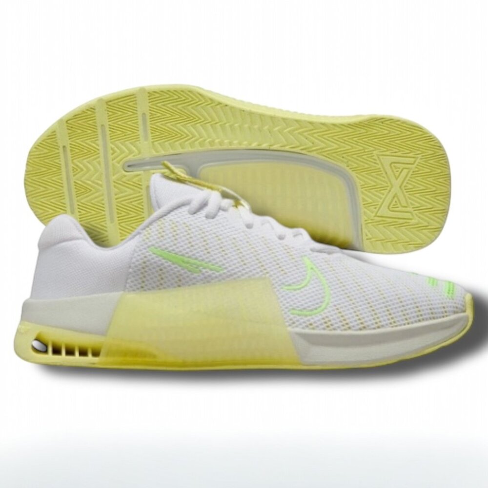 Womens Nike Metcon 9 Training Cross Fit Shoes White/Lime Blast DZ2537 106 (NEW)